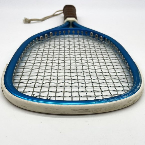 Vtg Dunill NARA DXL-120 Powerized Construction 19"x7.5" Blue Racquetball Racket - Picture 6 of 9